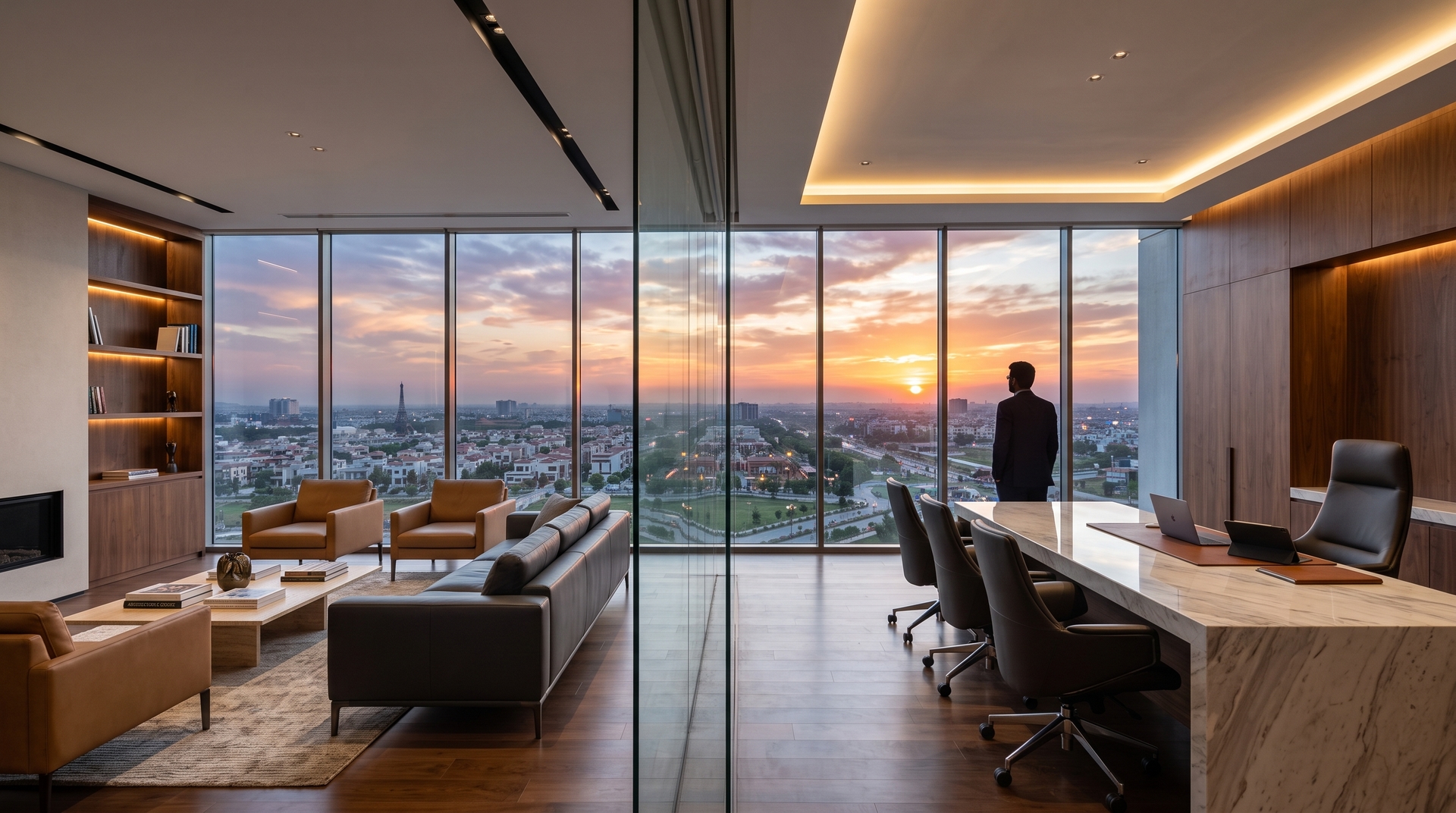 Corporate Executive Offices & Luxury Residences 2K Visualization