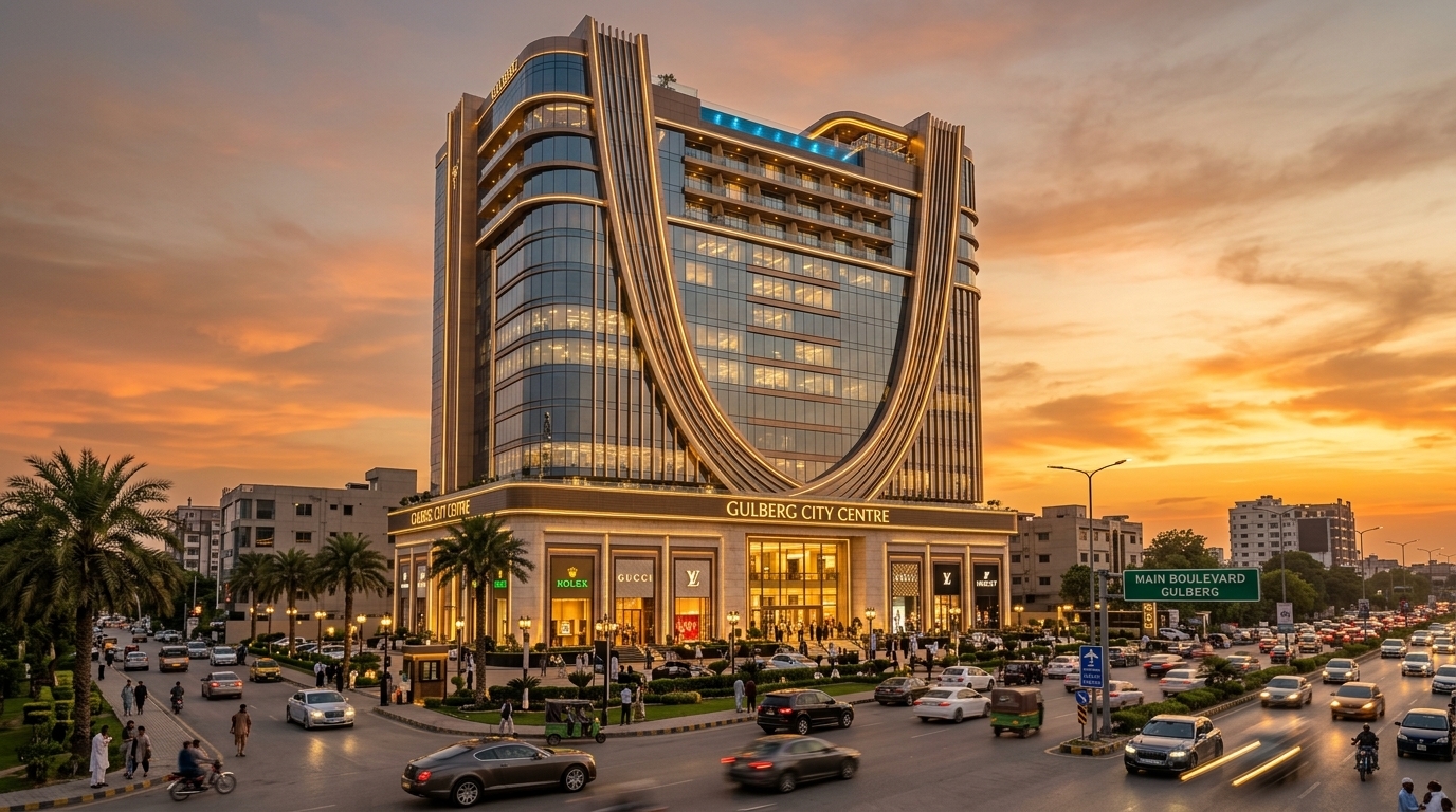 Gulberg City Centre Main Boulevard Lahore