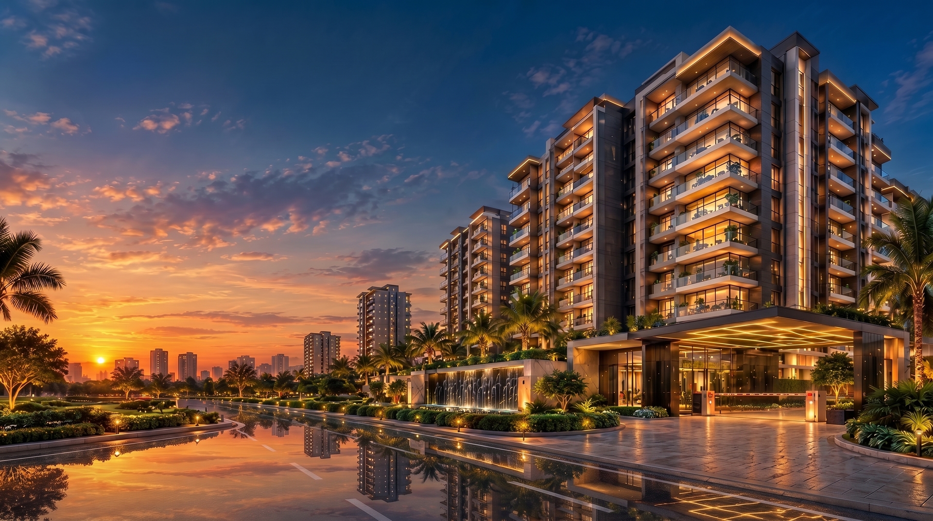 Luxury residence elevation built by Ahmad Builders in Lahore