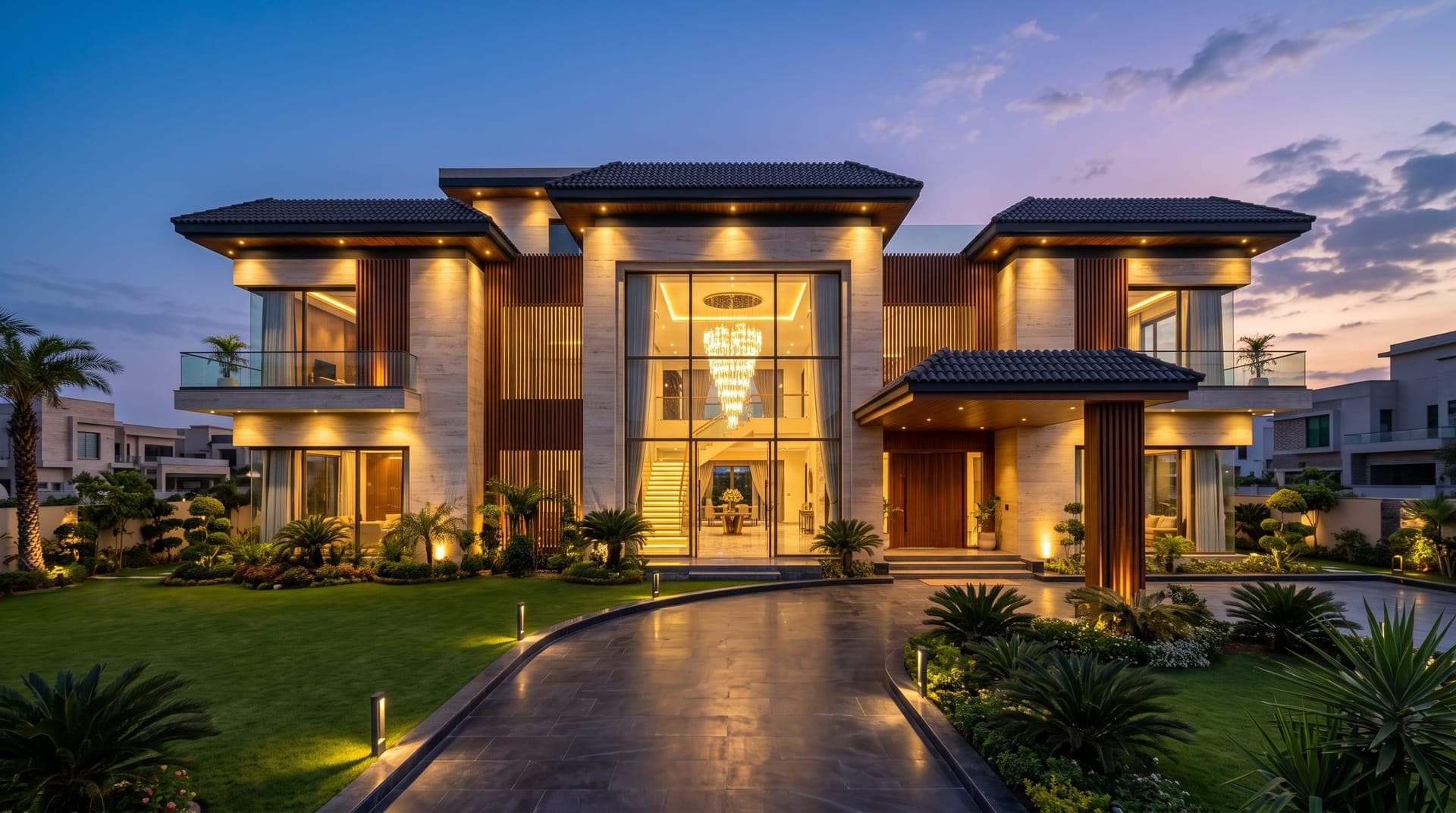 Modern Spanish Mansion in Bahria Town